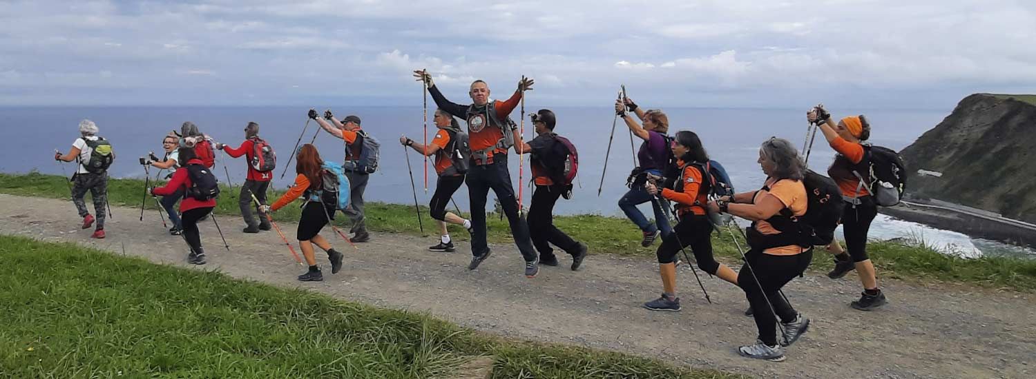 marcha nórdica en Segovia