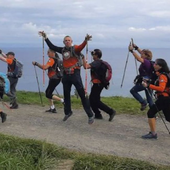 marcha nórdica en Segovia