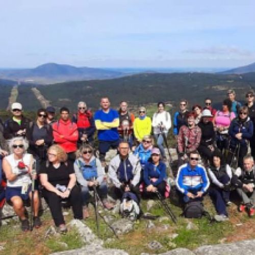 Foto de grupo en una excursión
